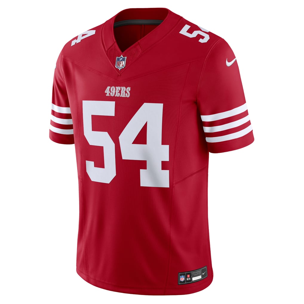 Men's San Francisco 49ers Fred Warner Scarlet Vapor F.U.S.E. Limited Jersey