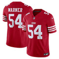 Men's San Francisco 49ers Fred Warner Scarlet Vapor F.U.S.E. Limited Jersey