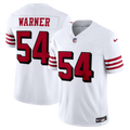 Men's San Francisco 49ers Fred Warner White Alternate Vapor F.U.S.E. Stitched Limited Jersey