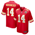 Men's Kansas City Chiefs Garrett Nussmeier Red Game Jersey