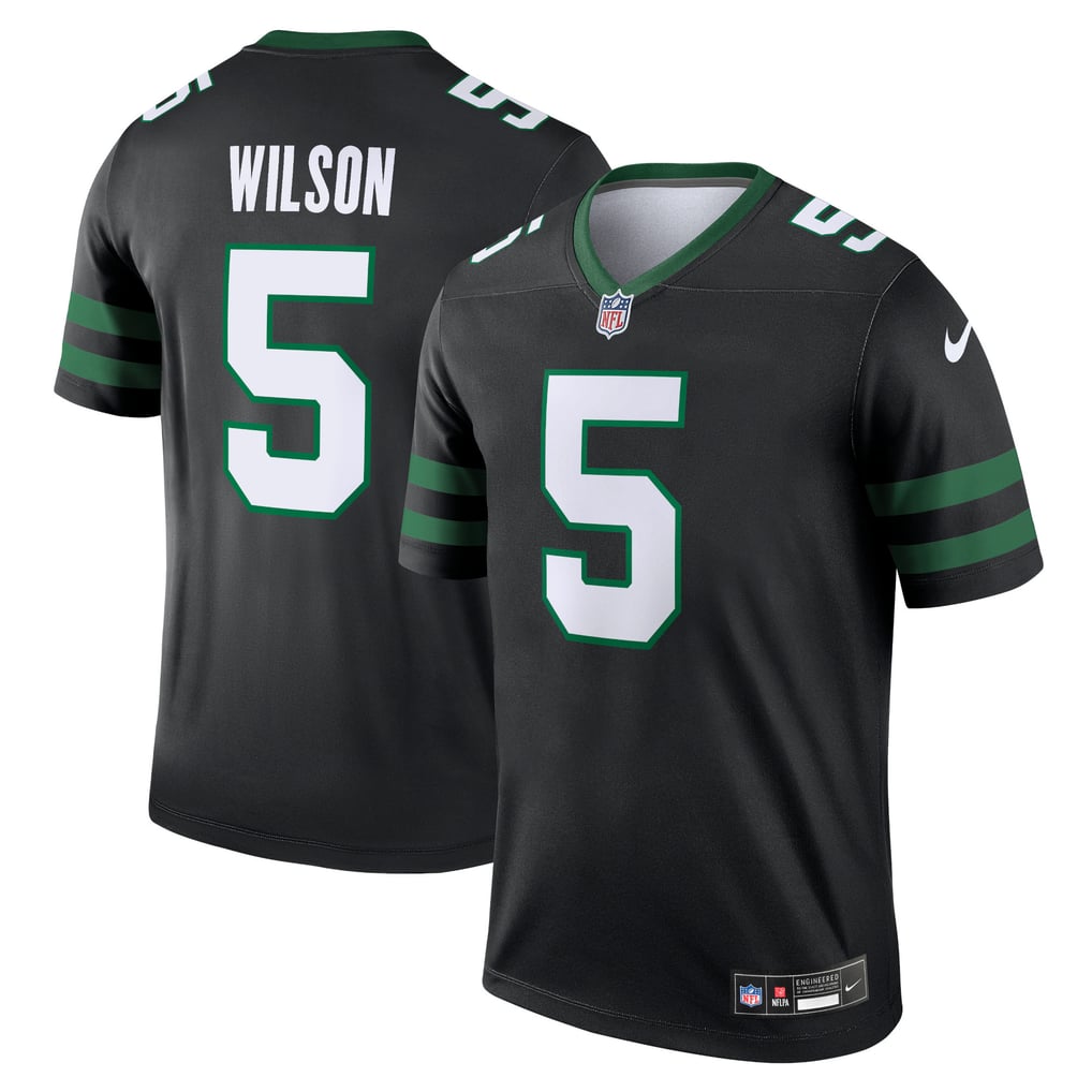 Men's New York Jets Garrett Wilson Black Legend Player Performance Top