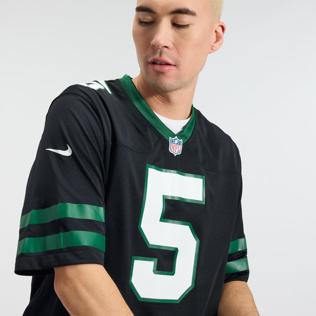 Men's New York Jets Garrett Wilson Legacy Black Alternate Game Jersey