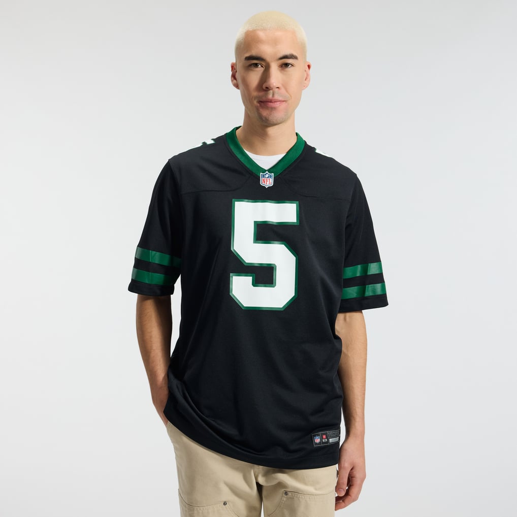 Men's New York Jets Garrett Wilson Legacy Black Alternate Game Jersey