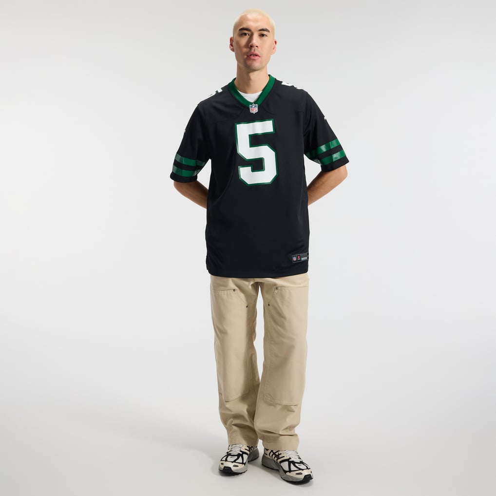 Men's New York Jets Garrett Wilson Legacy Black Alternate Game Jersey