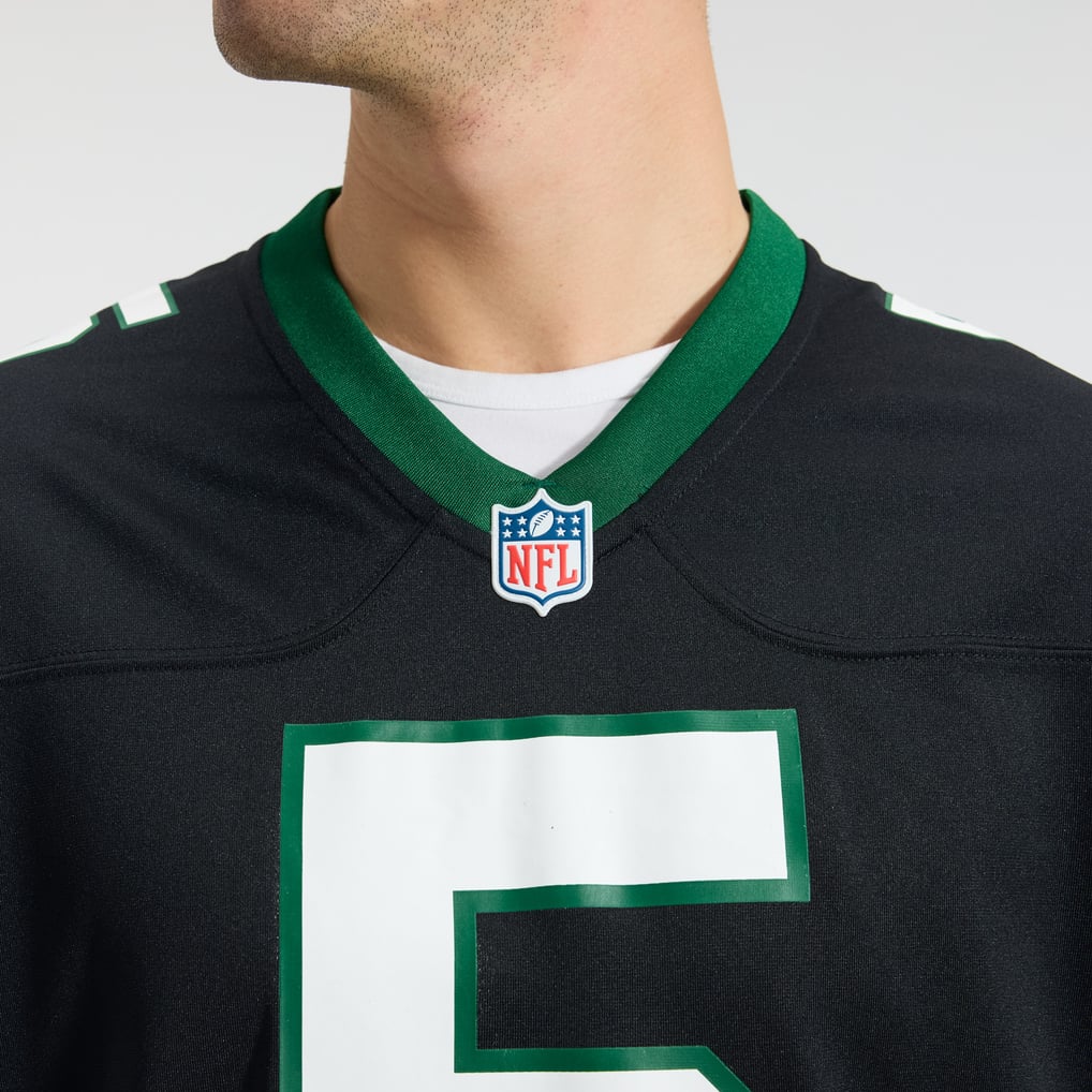 Men's New York Jets Garrett Wilson Legacy Black Alternate Game Jersey