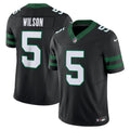 Men's New York Jets Garrett Wilson Legacy Black Alternate Vapor F.U.S.E. Limited Jersey