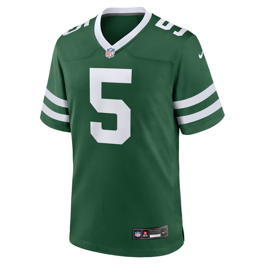Men's New York Jets Garrett Wilson Legacy Green Game Jersey
