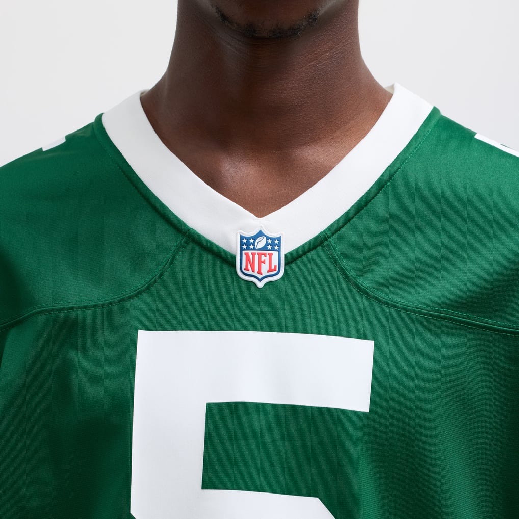 Men's New York Jets Garrett Wilson Legacy Green Game Jersey