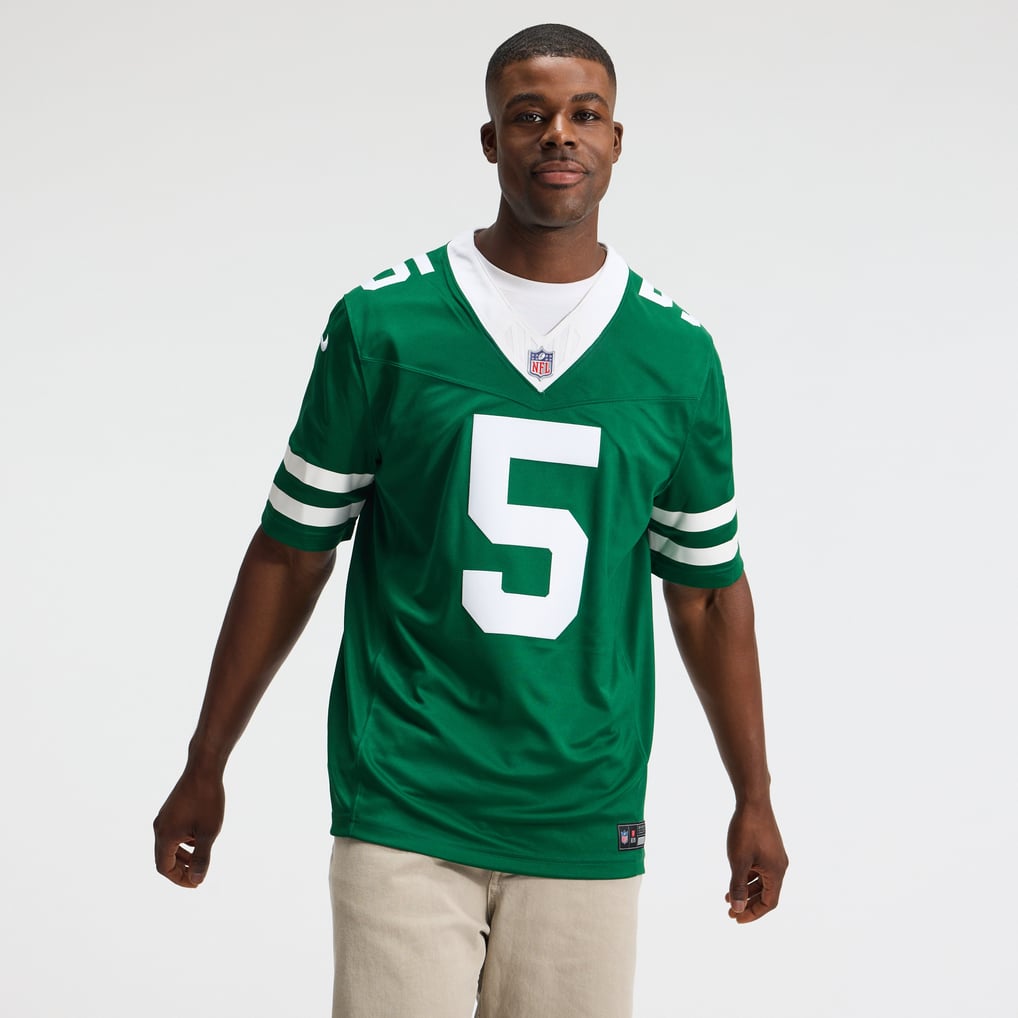 Men's New York Jets Garrett Wilson Legacy Green Team Vapor F.U.S.E. Stitched Limited Jersey