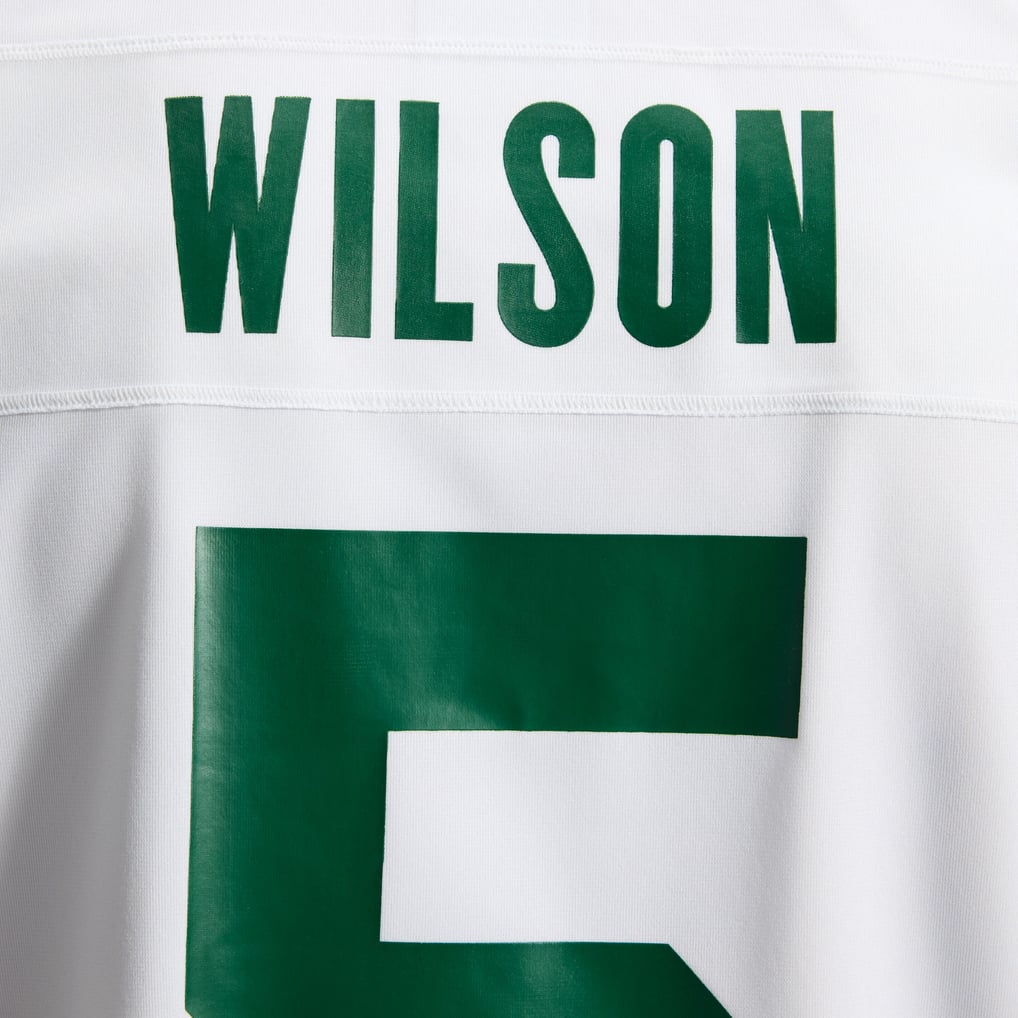 Men's New York Jets Garrett Wilson Legacy White Game Jersey