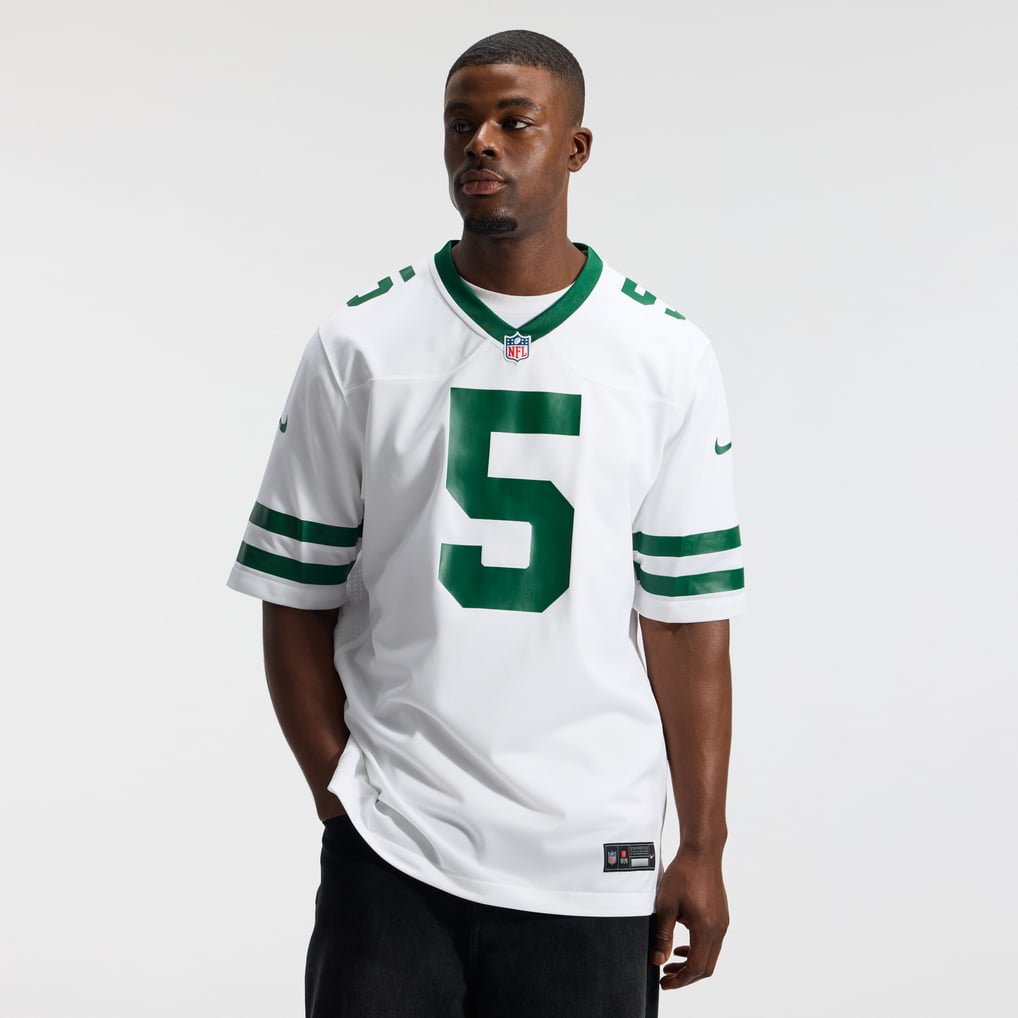 Men's New York Jets Garrett Wilson Legacy White Game Jersey