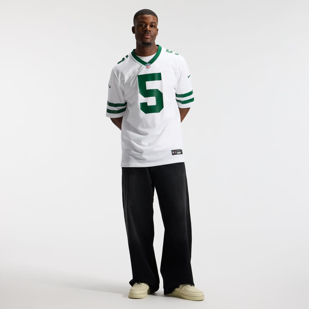 Men's New York Jets Garrett Wilson Legacy White Game Jersey
