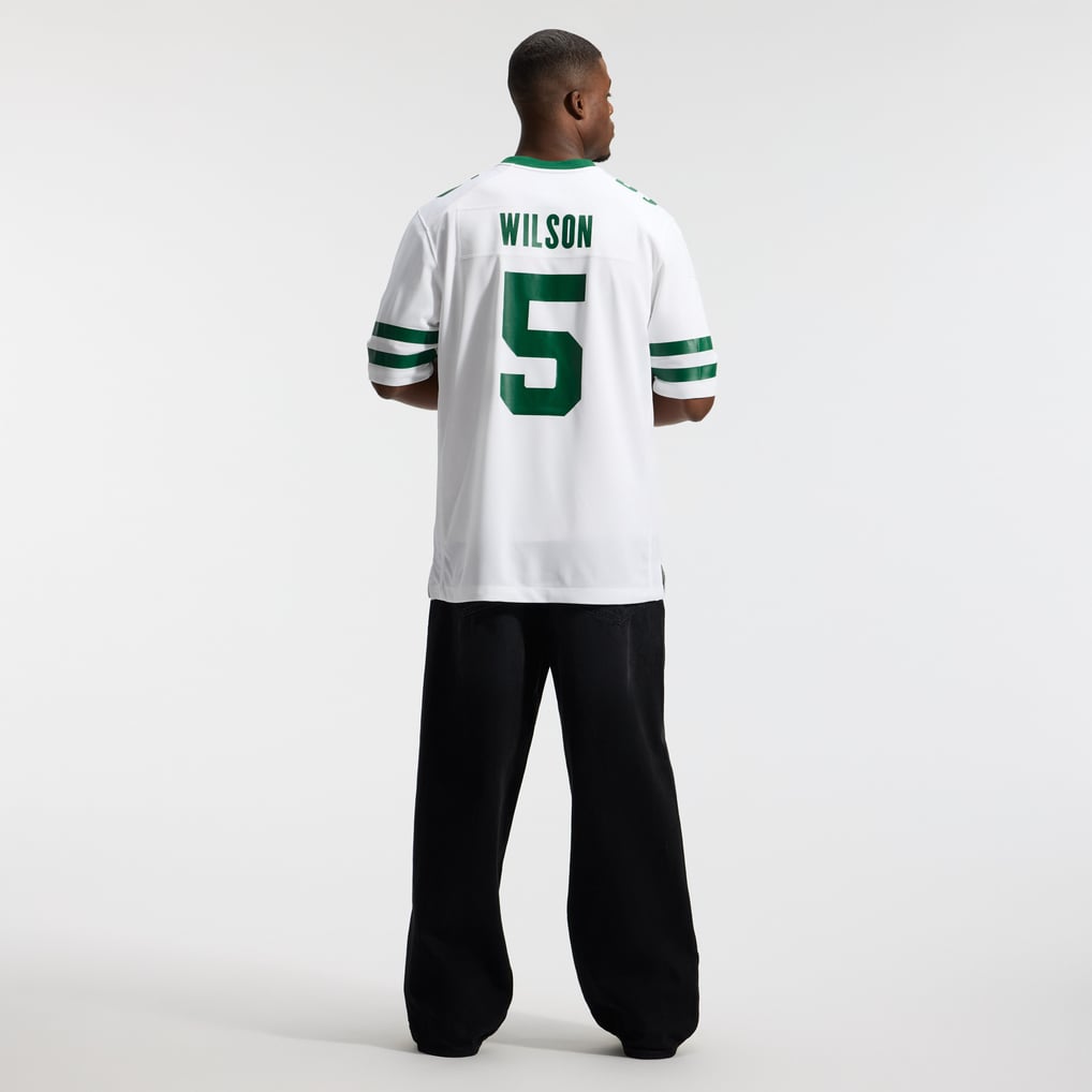 Men's New York Jets Garrett Wilson Legacy White Game Jersey