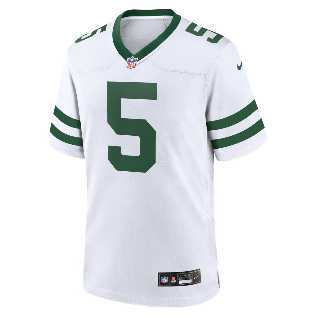 Men's New York Jets Garrett Wilson Legacy White Game Jersey