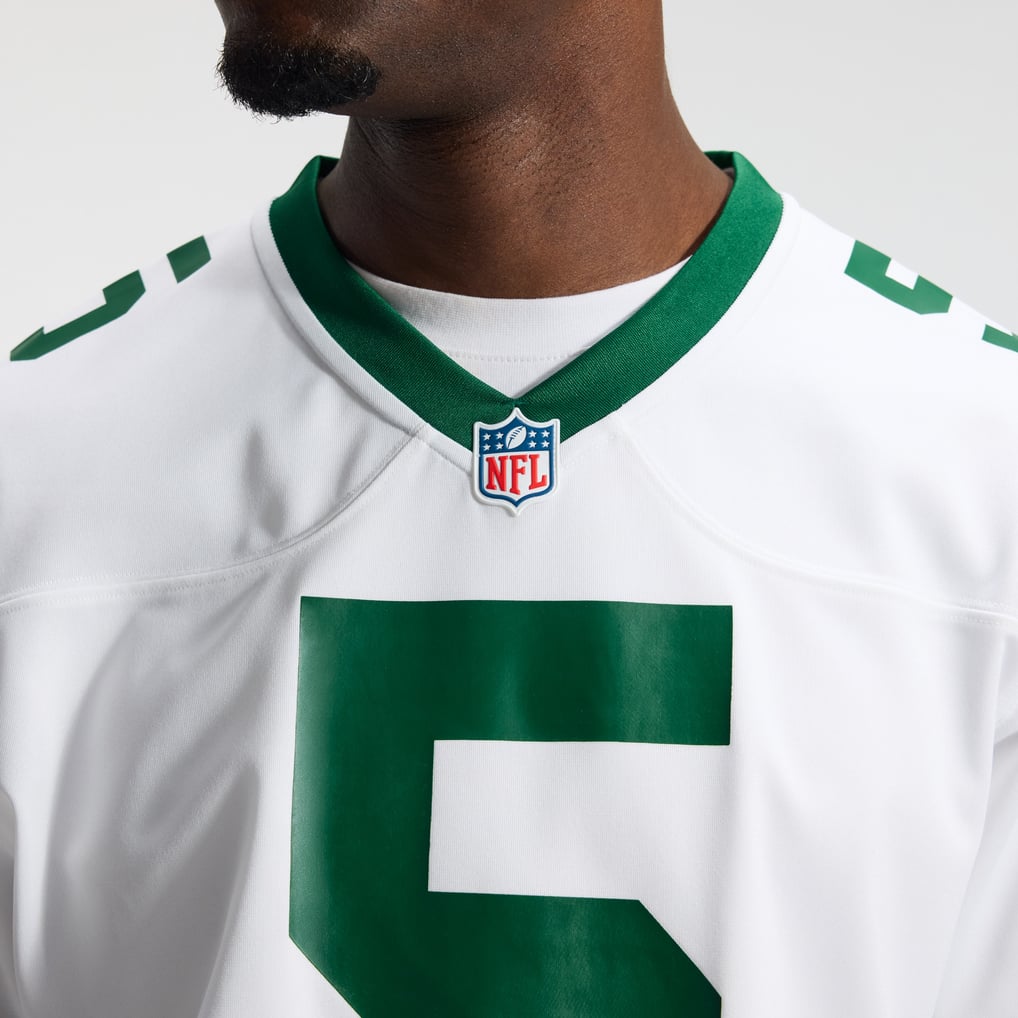 Men's New York Jets Garrett Wilson Legacy White Game Jersey