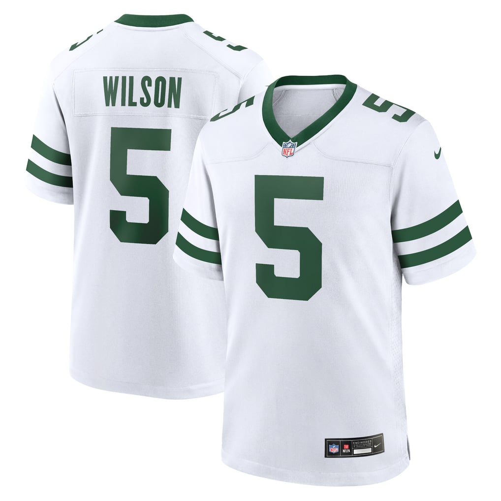 Men's New York Jets Garrett Wilson Legacy White Game Jersey