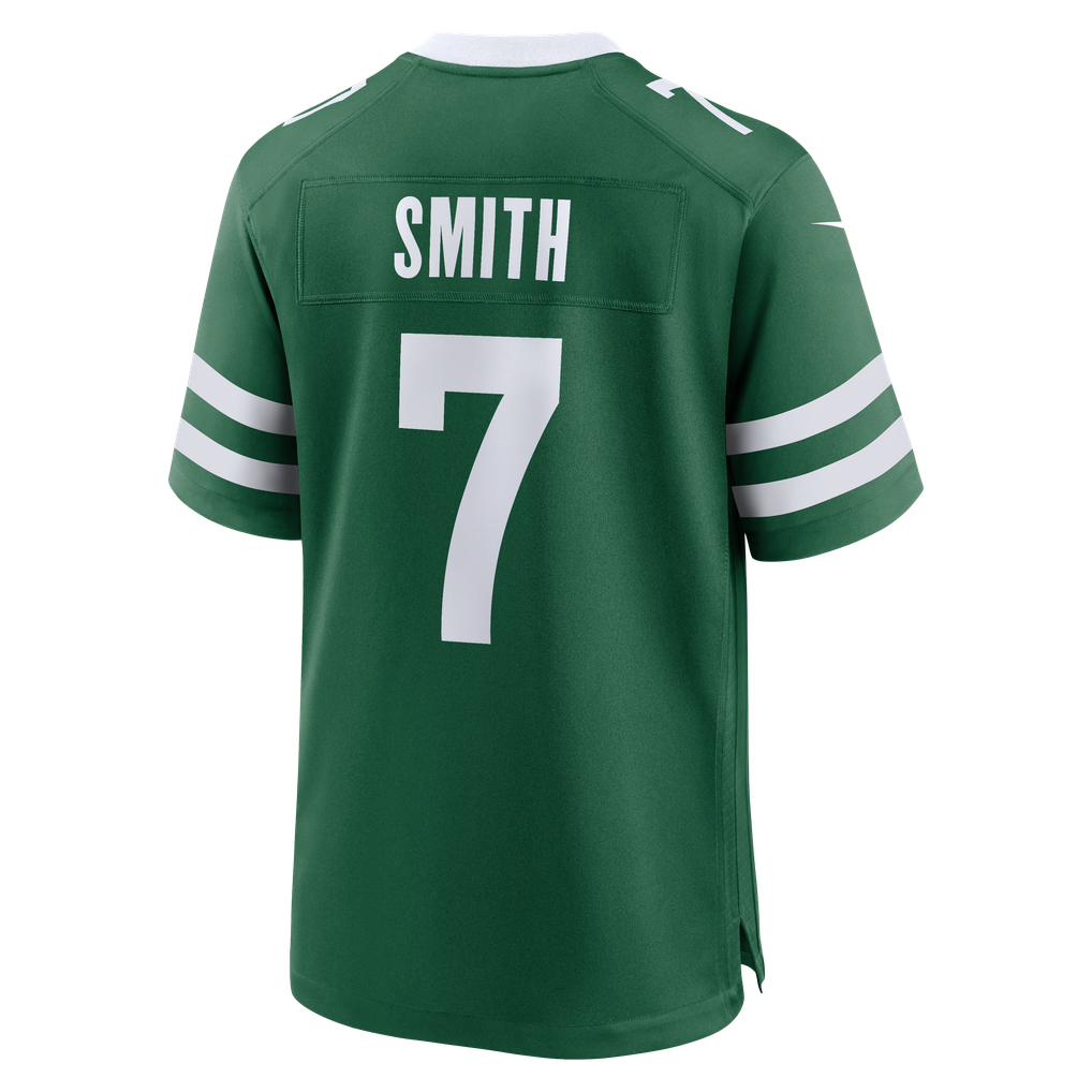 Men's New York Jets Geno Smith Legacy Green Game Jersey
