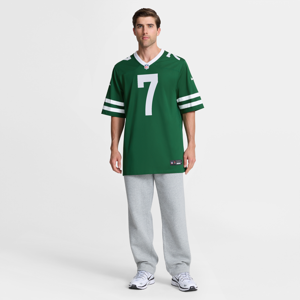 Men's New York Jets Geno Smith Legacy Green Game Jersey