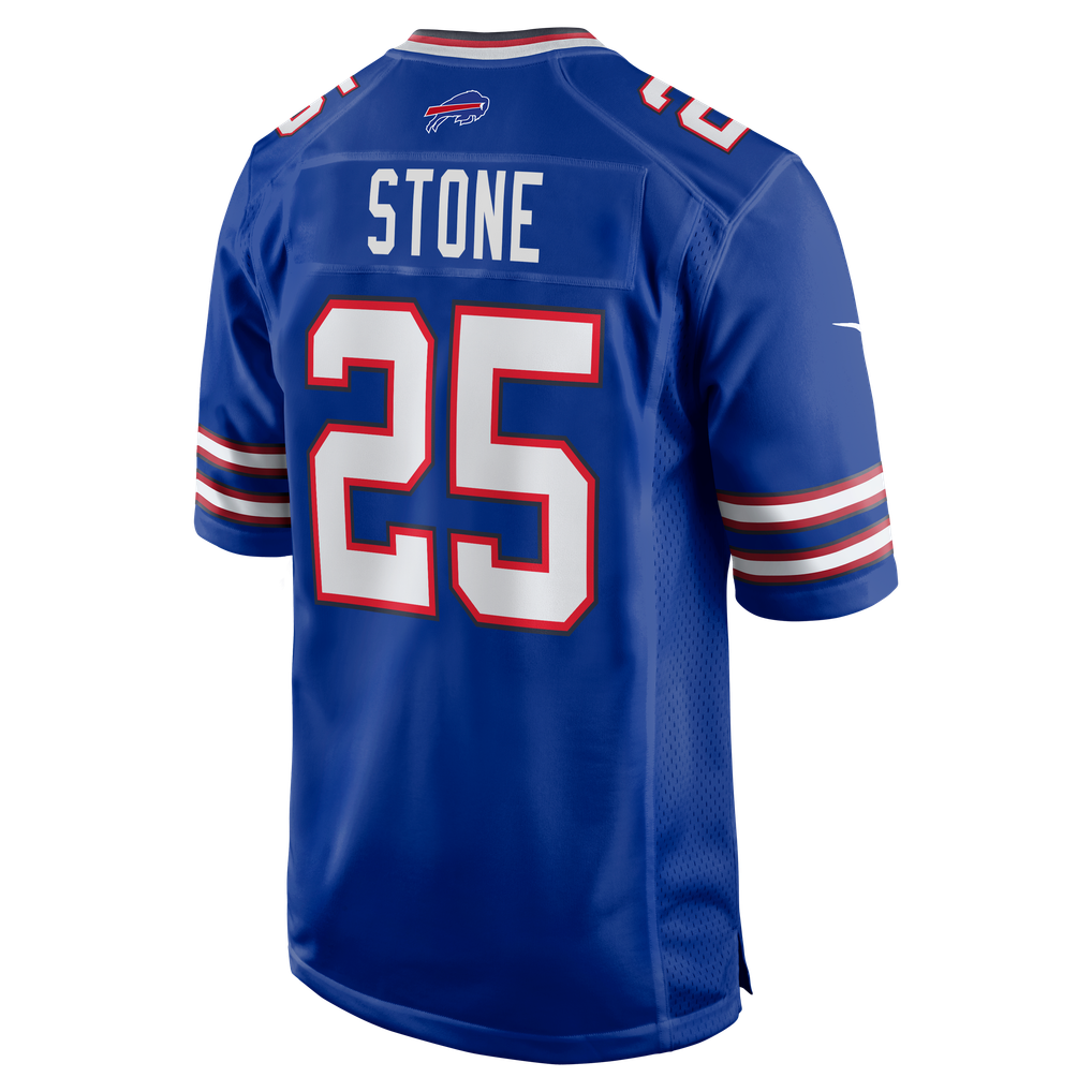 Men's Buffalo Bills Geno Stone Royal Team Game Jersey