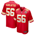 Men's Kansas City Chiefs George Karlaftis Red Player Game Jersey