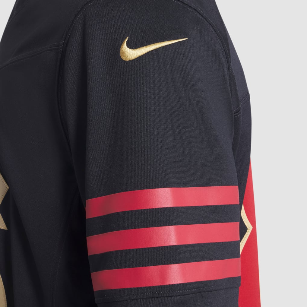 Men's San Francisco 49ers George Kittle Black Rivalries Collection Stitched Limited Jersey