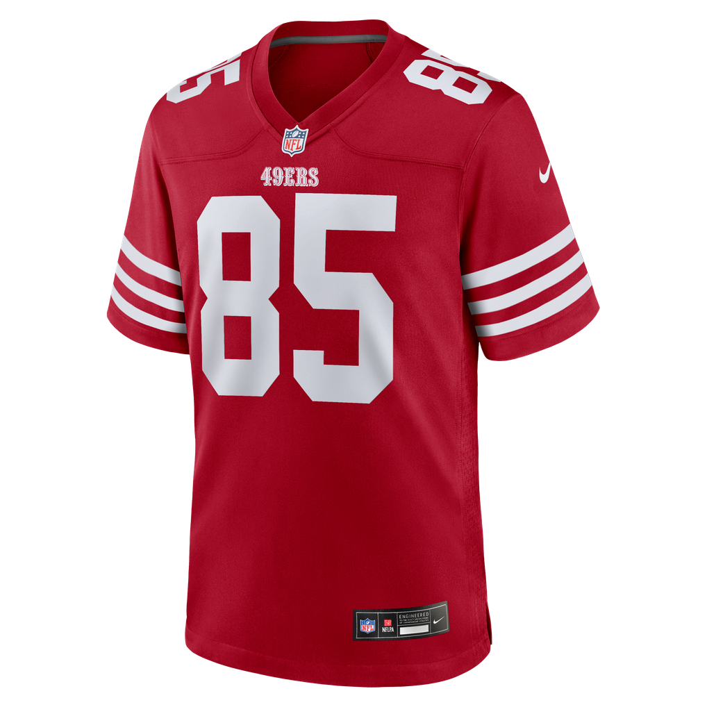 Men's San Francisco 49ers George Kittle Scarlet Team Game Jersey