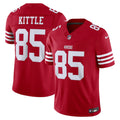 Men's San Francisco 49ers George Kittle Scarlet Team Vapor F.U.S.E. Stitched Limited Jersey