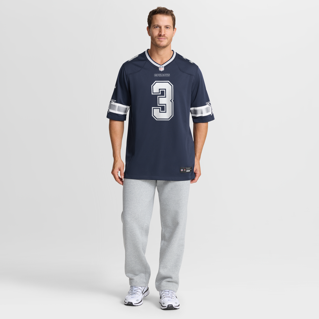 Men's Dallas Cowboys George Pickens Navy Game Jersey