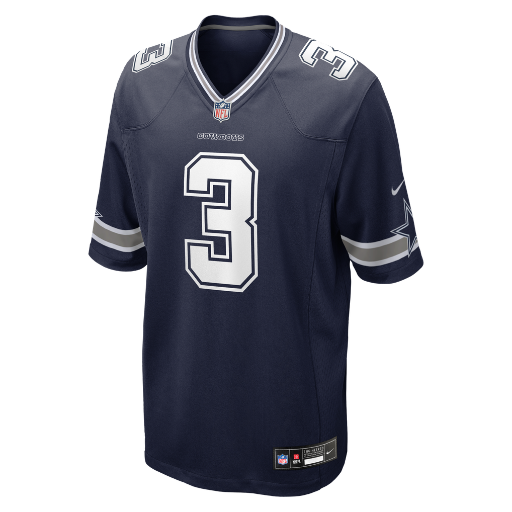 Men's Dallas Cowboys George Pickens Navy Game Jersey