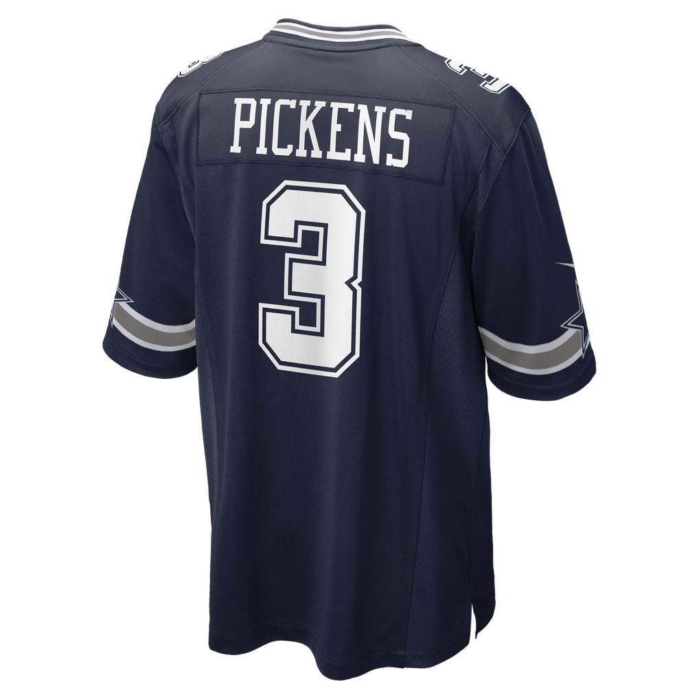 Men's Dallas Cowboys George Pickens Navy Game Jersey