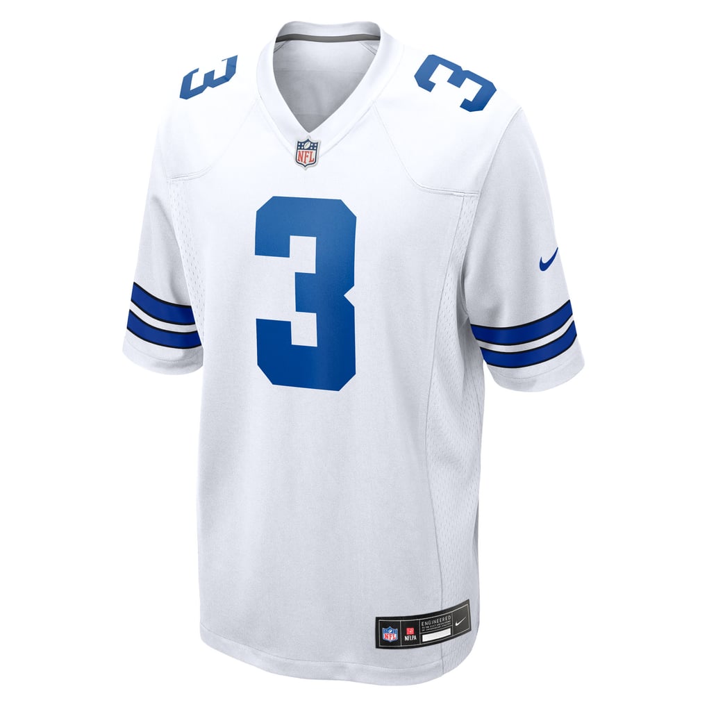 Men's Dallas Cowboys George Pickens White Game Jersey