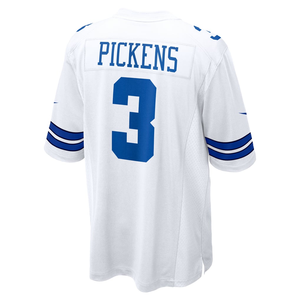 Men's Dallas Cowboys George Pickens White Game Jersey