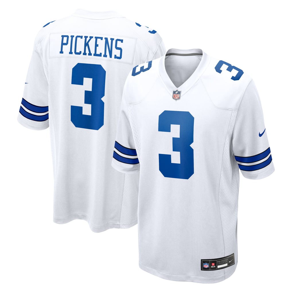 Men's Dallas Cowboys George Pickens White Game Jersey