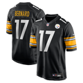 Men's Pittsburgh Steelers Germie Bernard Black Game Jersey