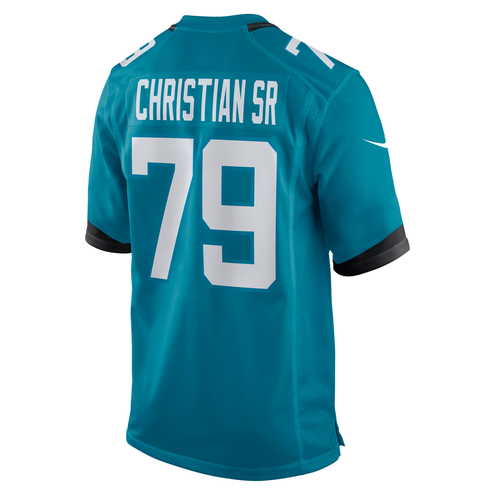 Men's Jacksonville Jaguars Geron Christian Sr. Teal Team Game Jersey