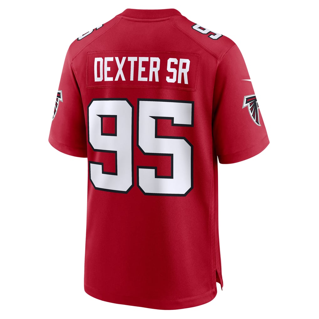 Men's Atlanta Falcons Gervon Dexter Sr. Red Team Game Jersey