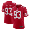 Men's San Francisco 49ers Gracen Halton Scarlet Team Game Jersey