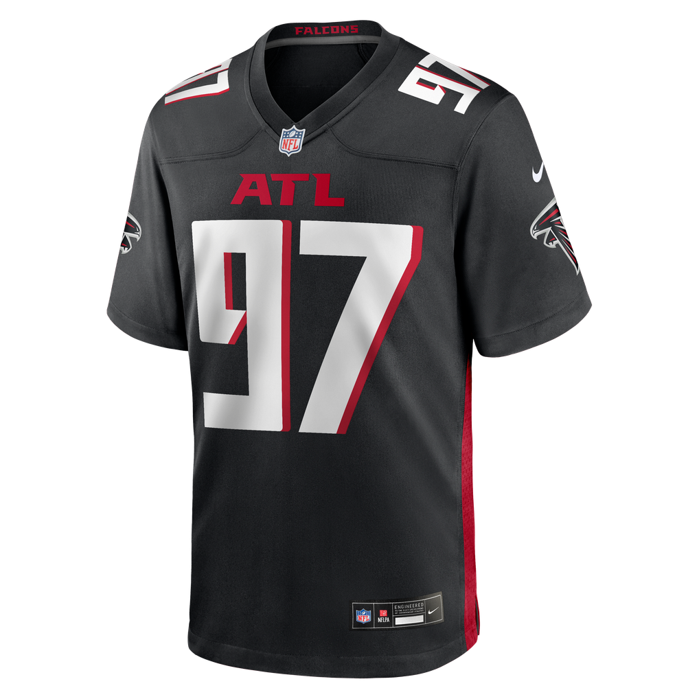 Men's Atlanta Falcons Grady Jarrett Black Game Player Jersey
