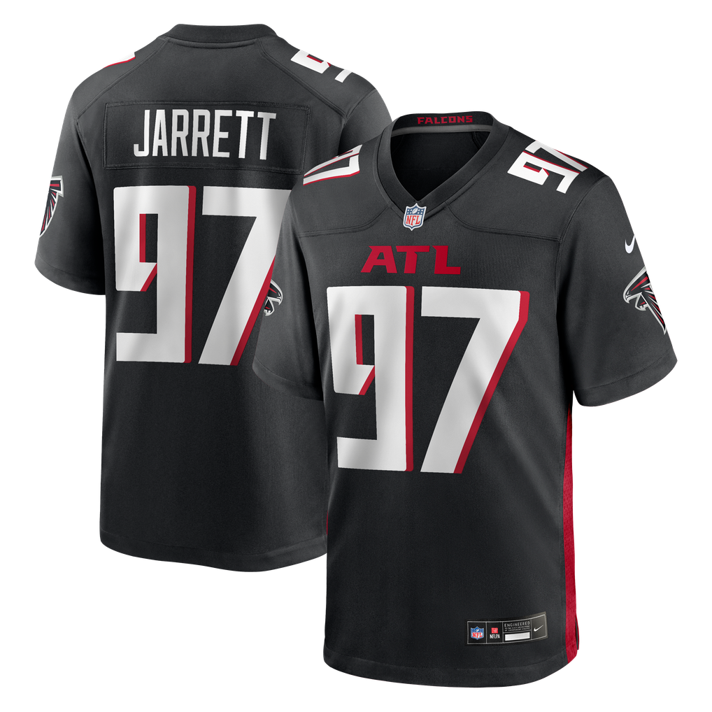 Men's Atlanta Falcons Grady Jarrett Black Game Player Jersey