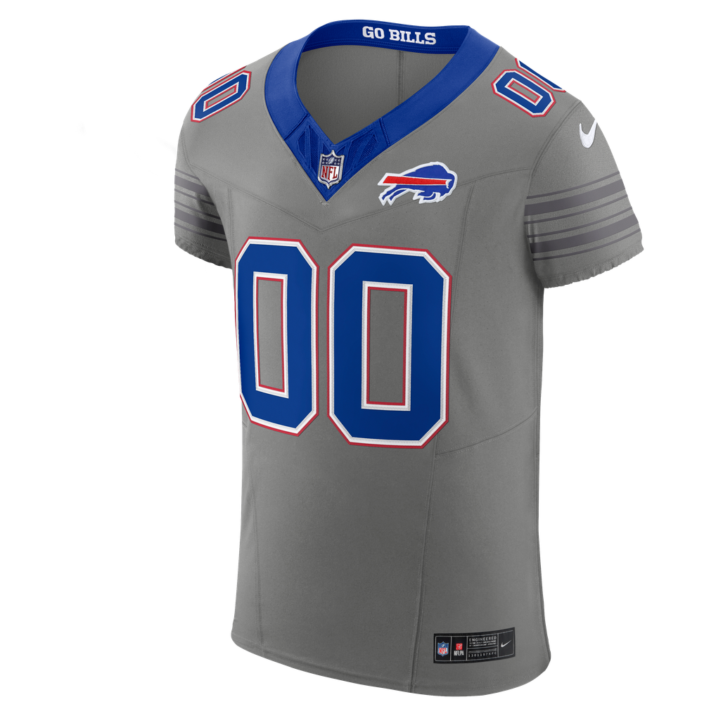 Men's Buffalo Bills Gray Nickel City Vapor F.U.S.E. Custom Elite Jersey