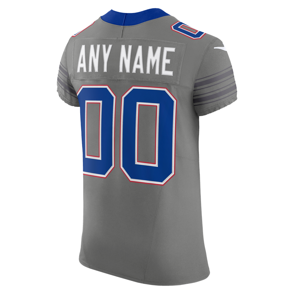 Men's Buffalo Bills Gray Nickel City Vapor F.U.S.E. Custom Elite Jersey