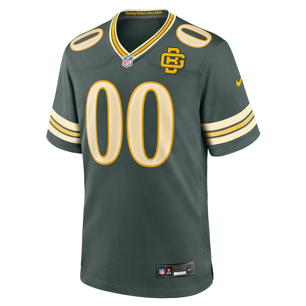 Men's Green Bay Packers Green 2026 Rivalries Collection Game Custom Jersey