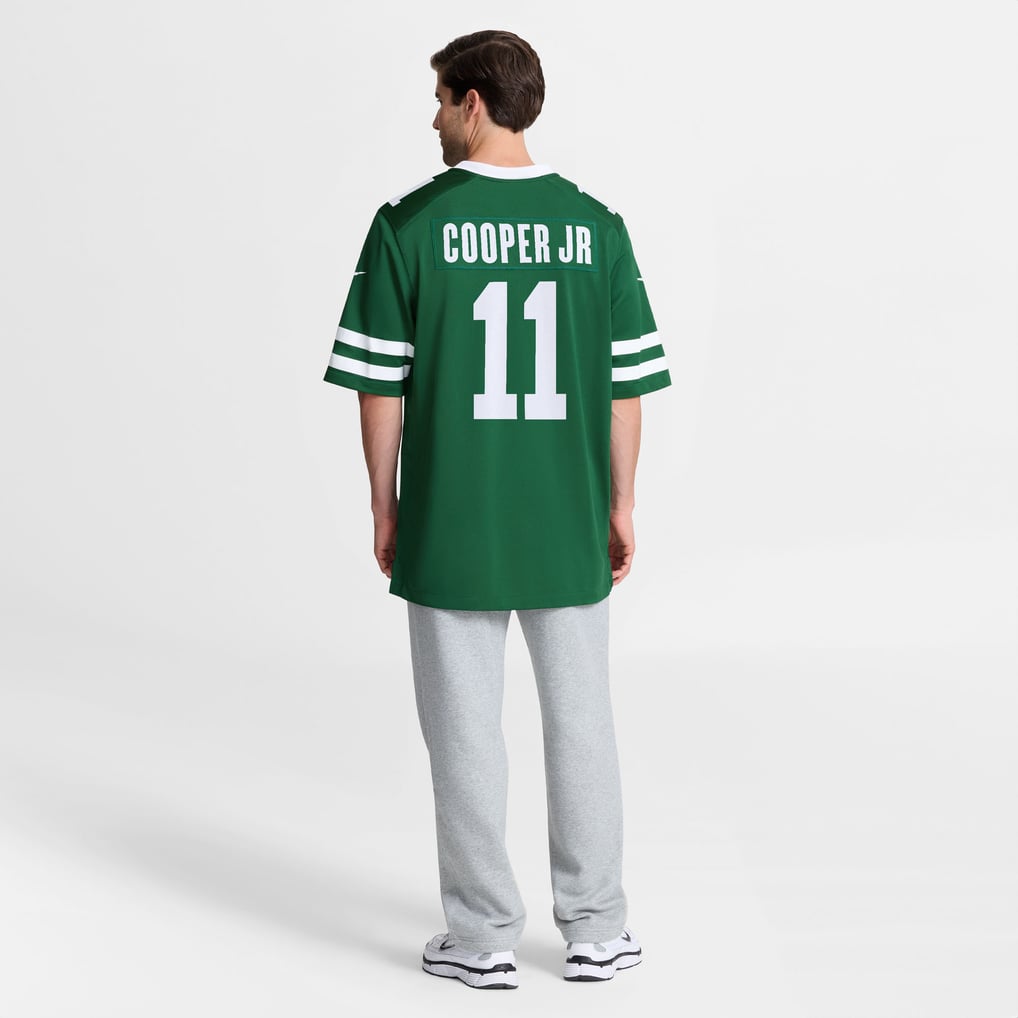 Men's New York Jets Omar Cooper Jr. Green Team Game Jersey