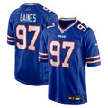 Men's Buffalo Bills Greg Gaines Royal Team Game Jersey