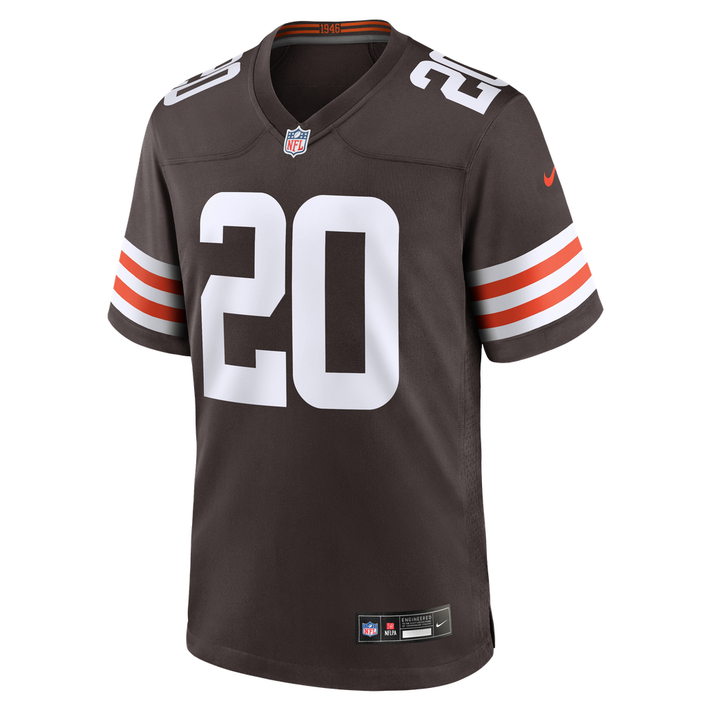 Men's Cleveland Browns Greg Newsome II Brown Game Jersey