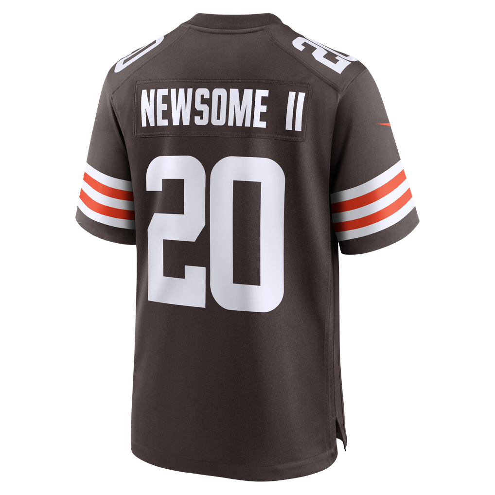 Men's Cleveland Browns Greg Newsome II Brown Game Jersey