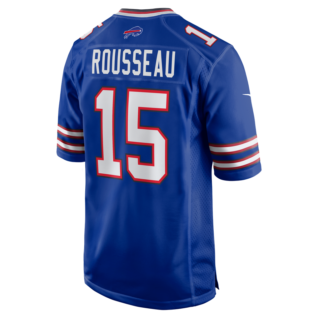 Men's Buffalo Bills Gregory Rousseau Royal Team Game Jersey