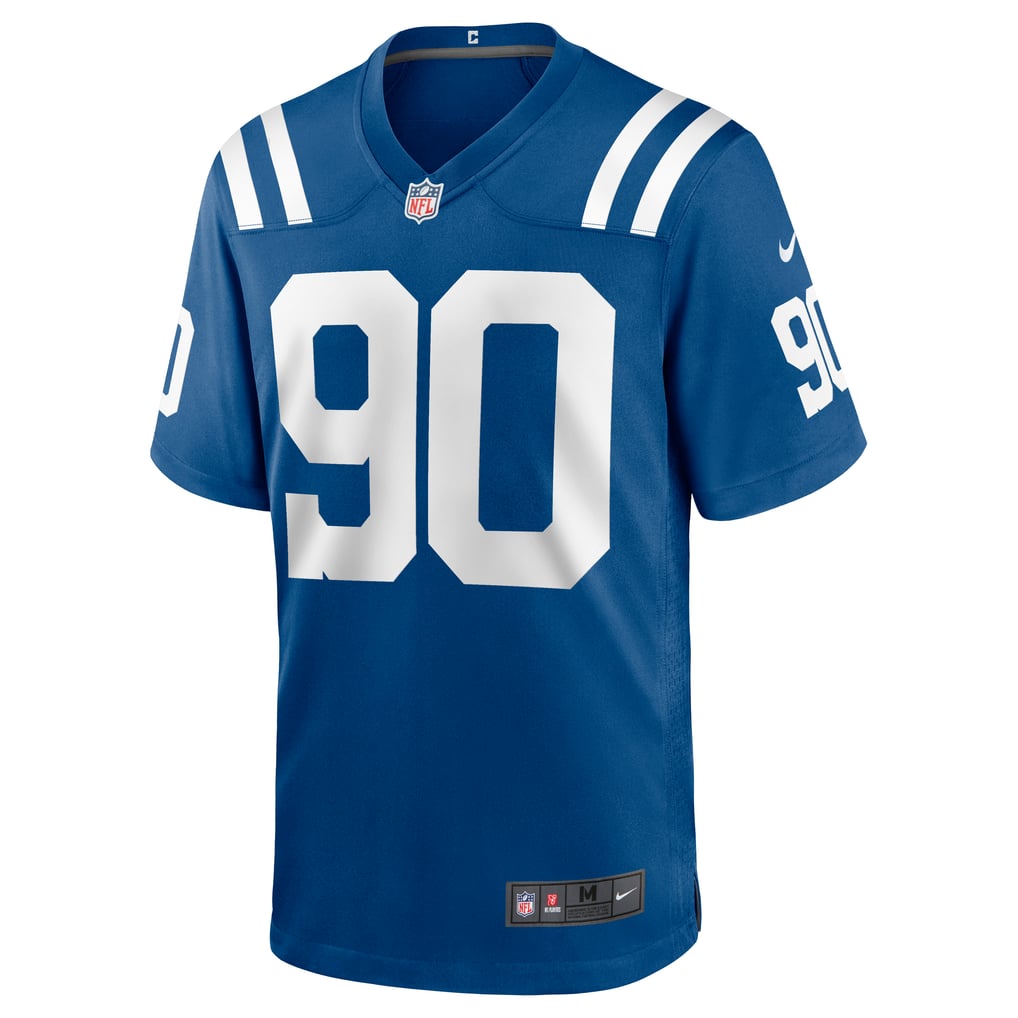 Men's Indianapolis Colts Grover Stewart Royal Game Jersey