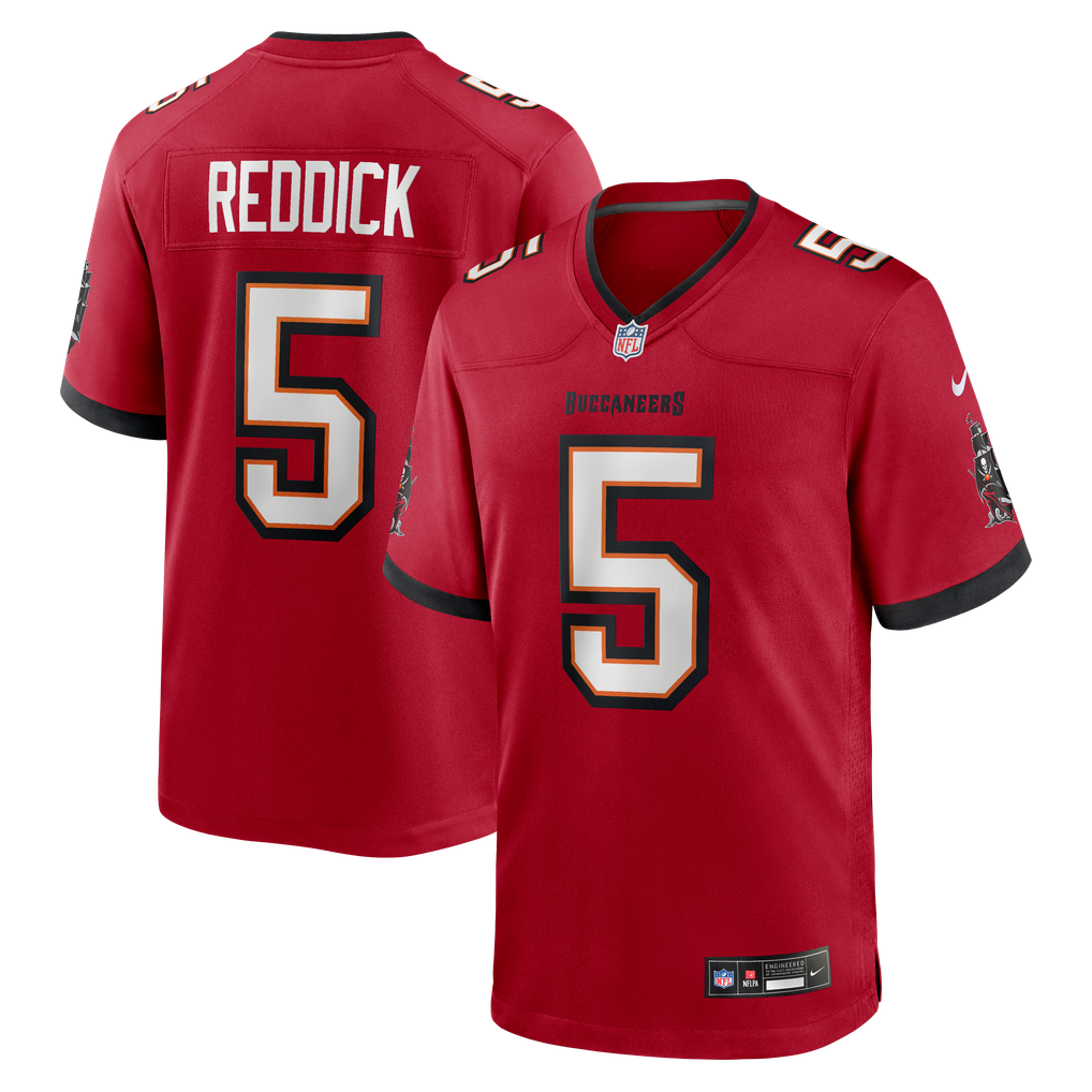 Men's Tampa Bay Buccaneers Haason Reddick Red Team Game Jersey