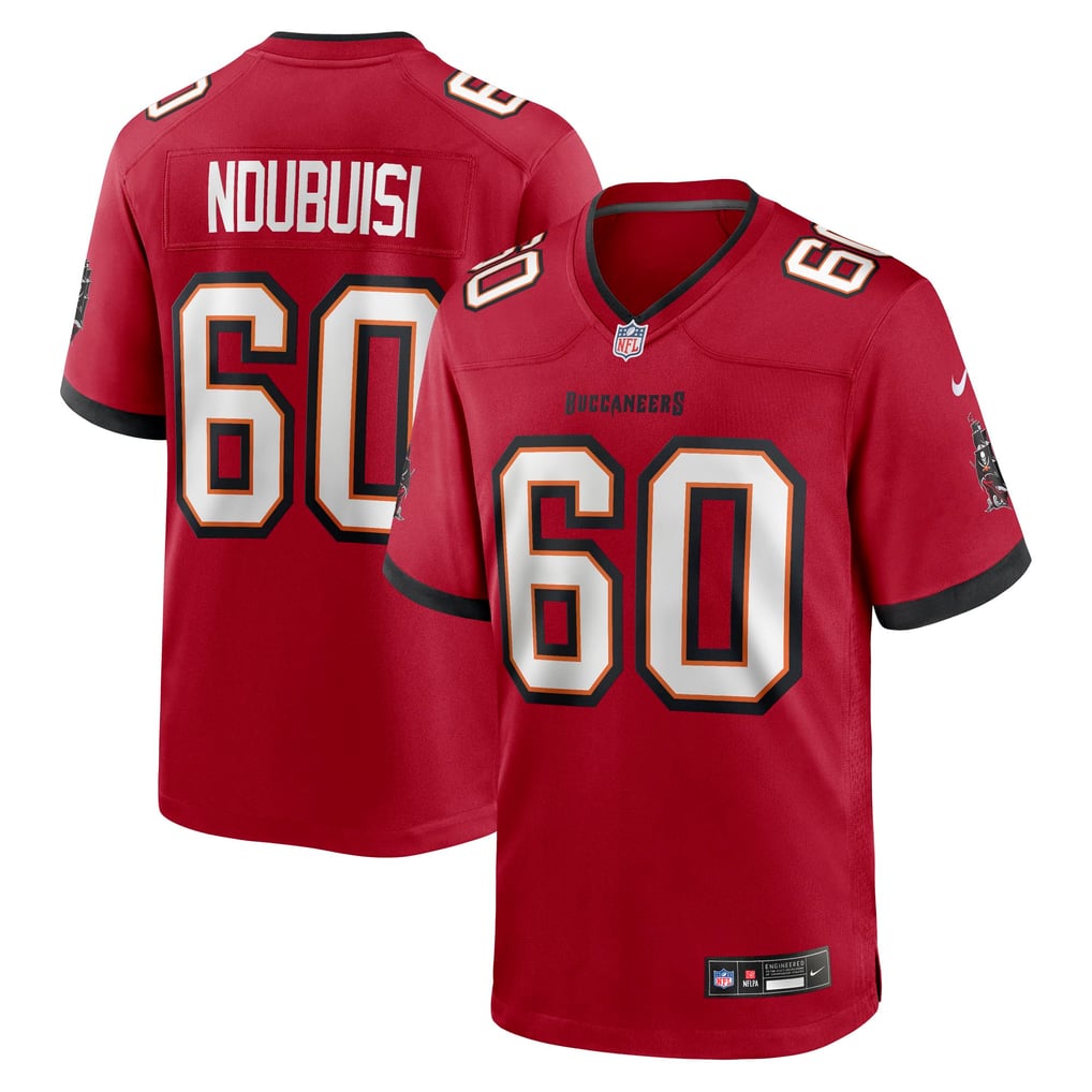 Men's Tampa Bay Buccaneers Haggai Ndubuisi Red Team Game Jersey